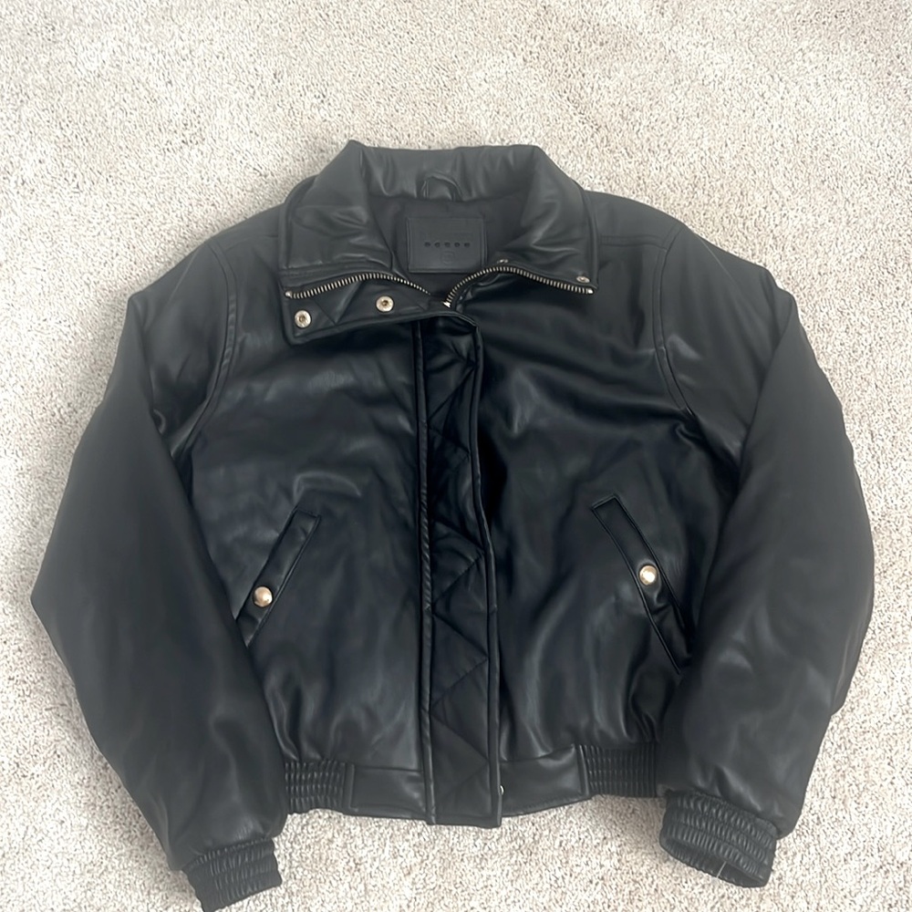 Blank NYC Black Bomber